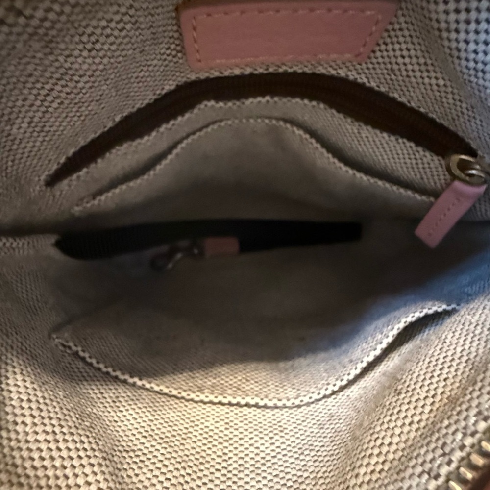 Dooney & Bourke Light Pink Leather Crossbody Bag - Picture 12 of 12